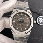 ZF 1:1 Replica Audemars Piguet Royal Oak Gray dial Stainless steel 41mm Watch 9015 Movement